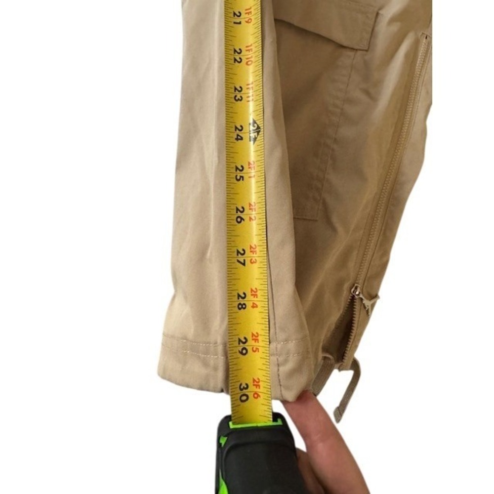 NWOT‎ Jordan Flight Cargo Pants Tan Wide Leg Drawstring Womens - Medium - Picture 16 of 16